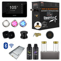 SteamSpa Black Series Steam Generator Package with Dual Aroma Pump