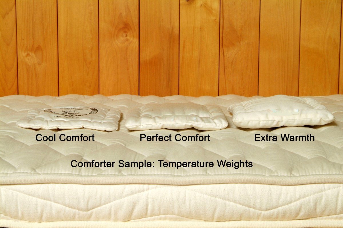 Certified Organic Wool Comforter, second view