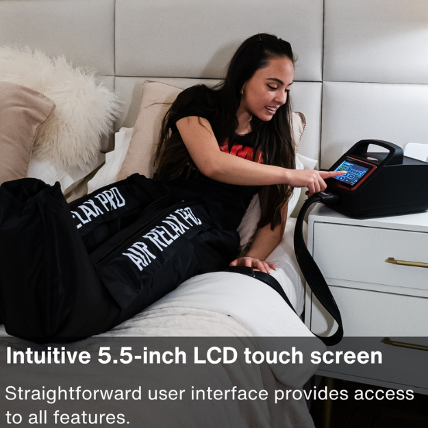 Air Relax Pro AR-4.0 5.5 inch LCD touch screen interface
