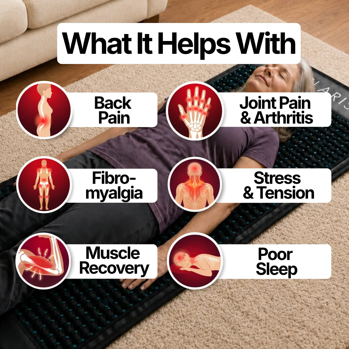 Full-Body PEMF Therapy Mat.