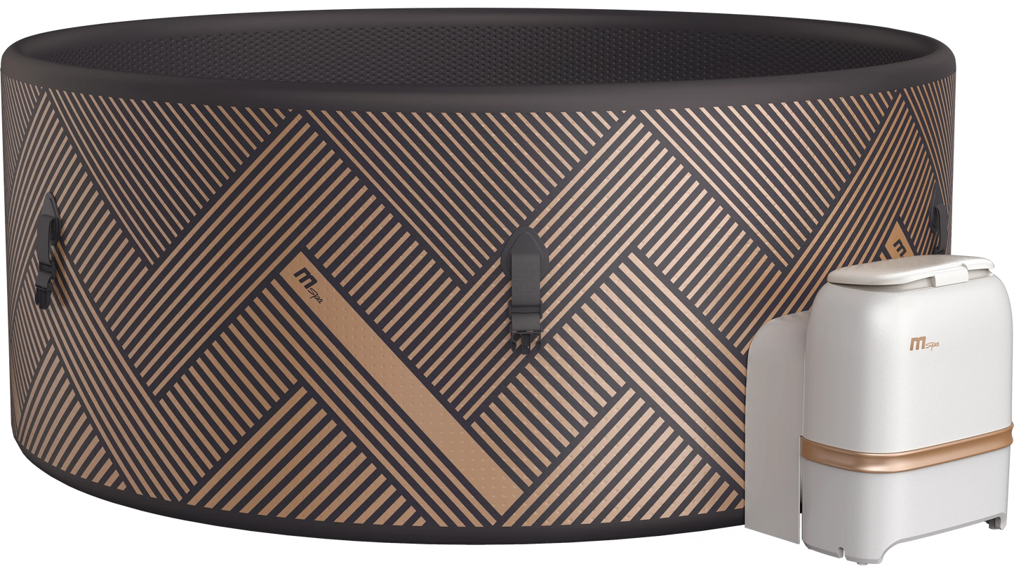MSpa Mono Verto Series hot tub product view on white