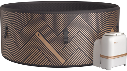 MSpa Mono Verto Series hot tub product view on white