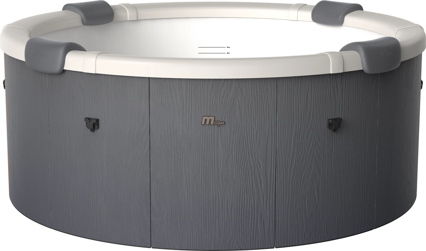 MSpa Denver Frame Series hot tub product view on white