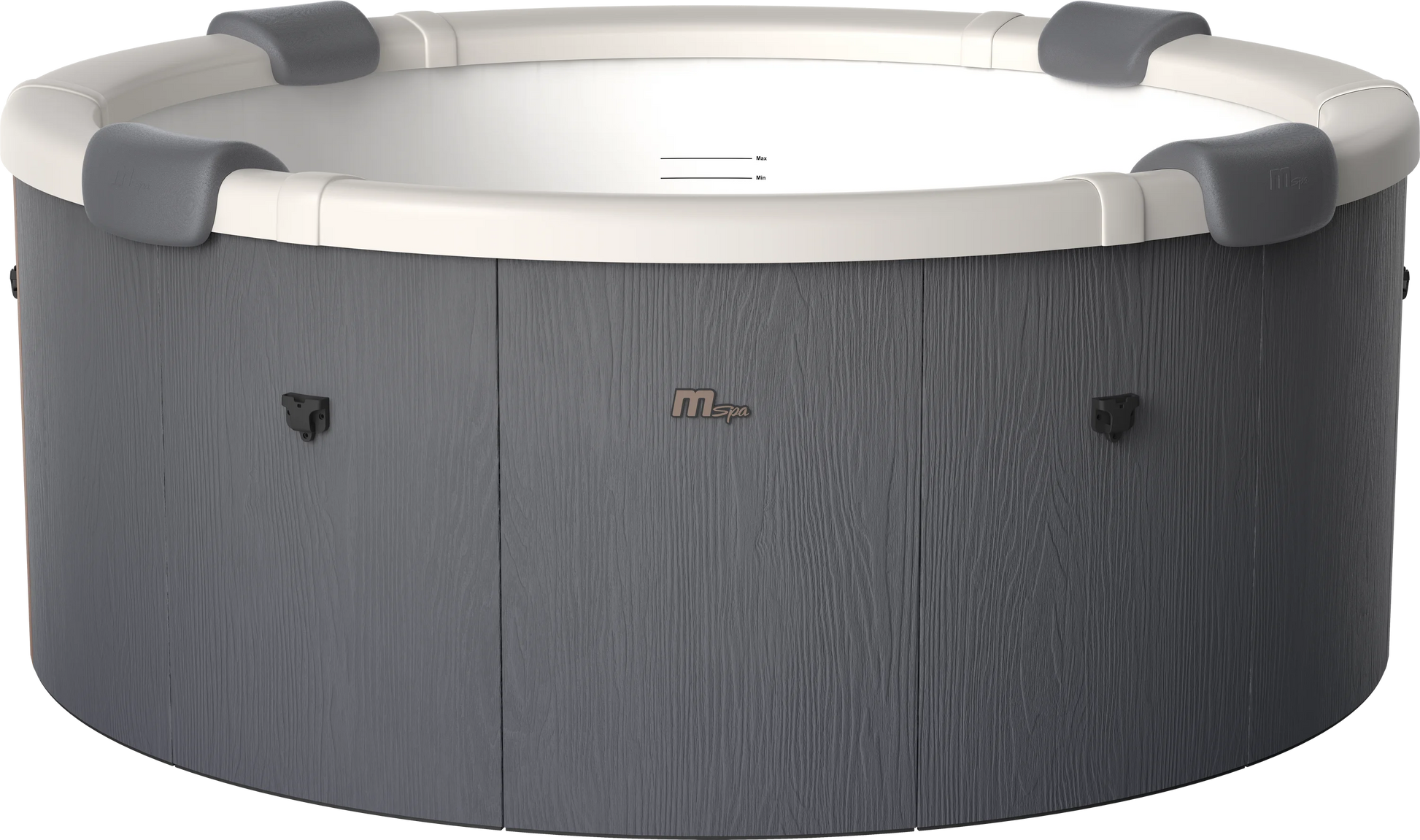 MSpa Denver Frame Series hot tub product view on white