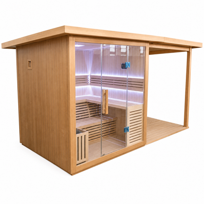 Revive 4 Person Traditional Sauna With Extension Kit detail