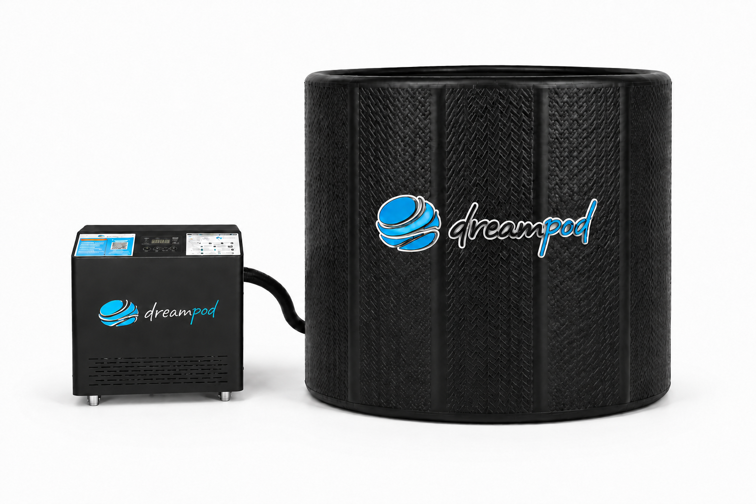 Dreampod Cold Plunge Barrel Flex with Chiller, detail