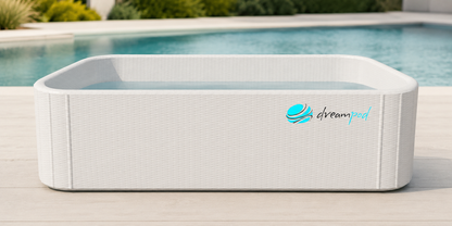 Dreampod Home Float Flex poolside setting