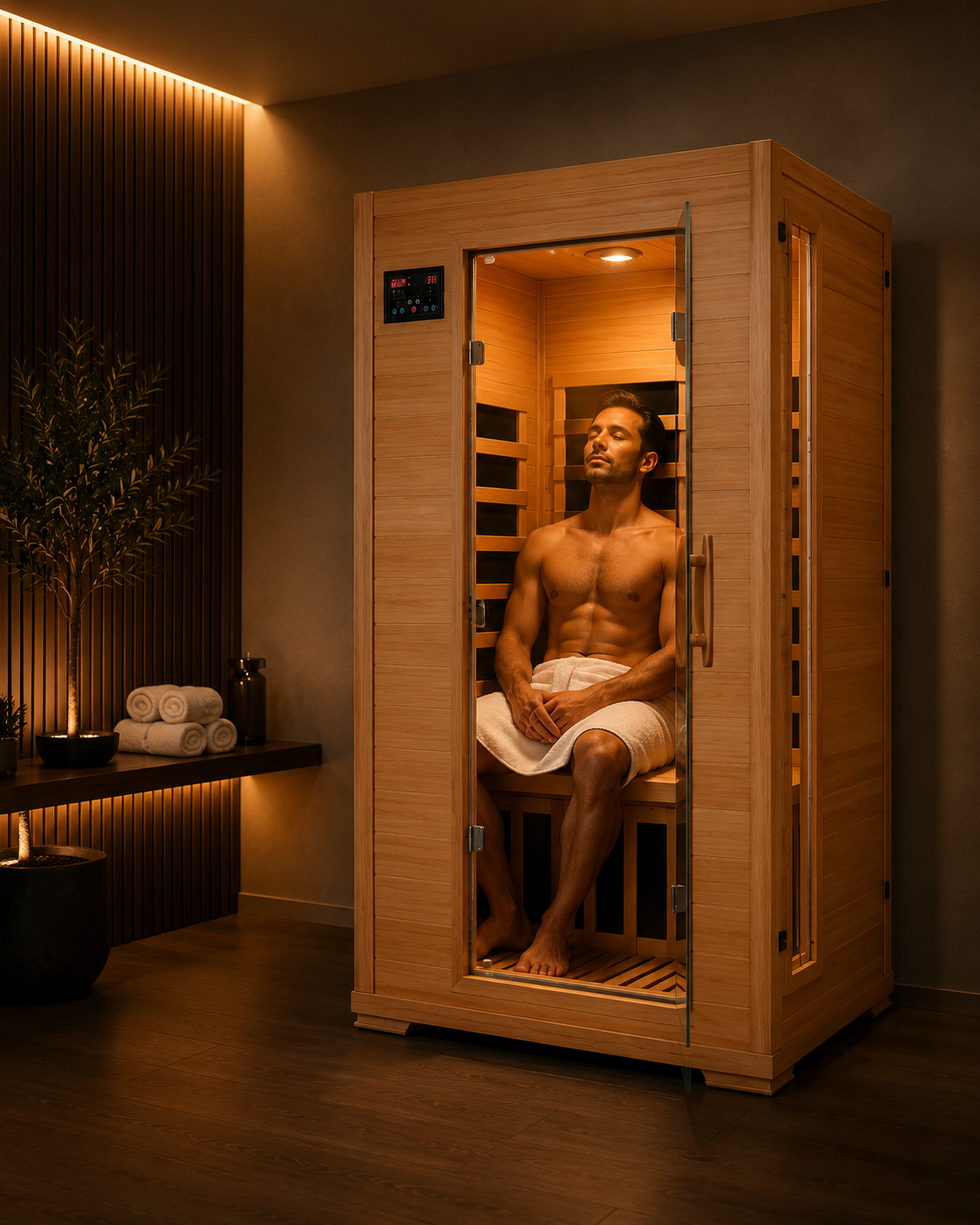 HeatWave Buena Vista 1-2 Person Hemlock Infrared Sauna