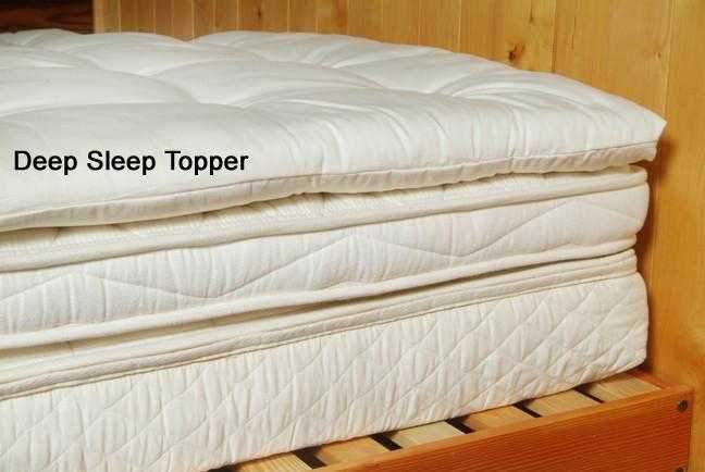 Deep Sleep quilted wool topper