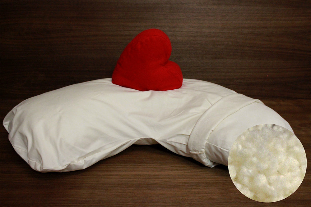 Side Dreamer Pillow with wool bolus fill