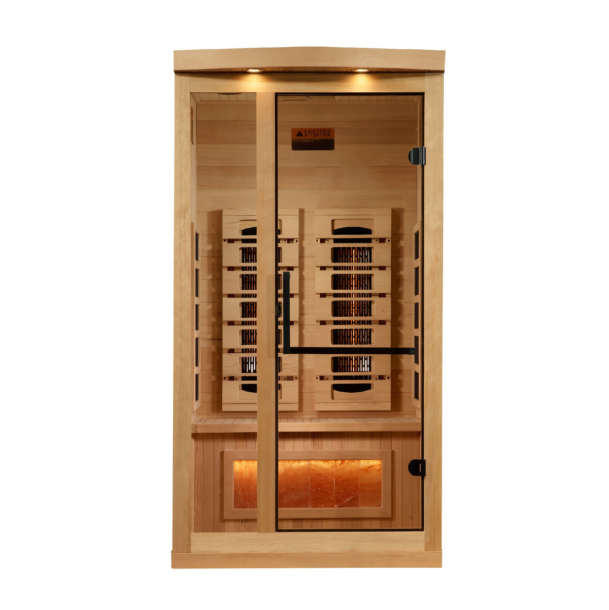 Golden Designs Reserve Edition 1-Person sauna front view