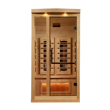 Golden Designs Reserve Edition 1-Person sauna front view
