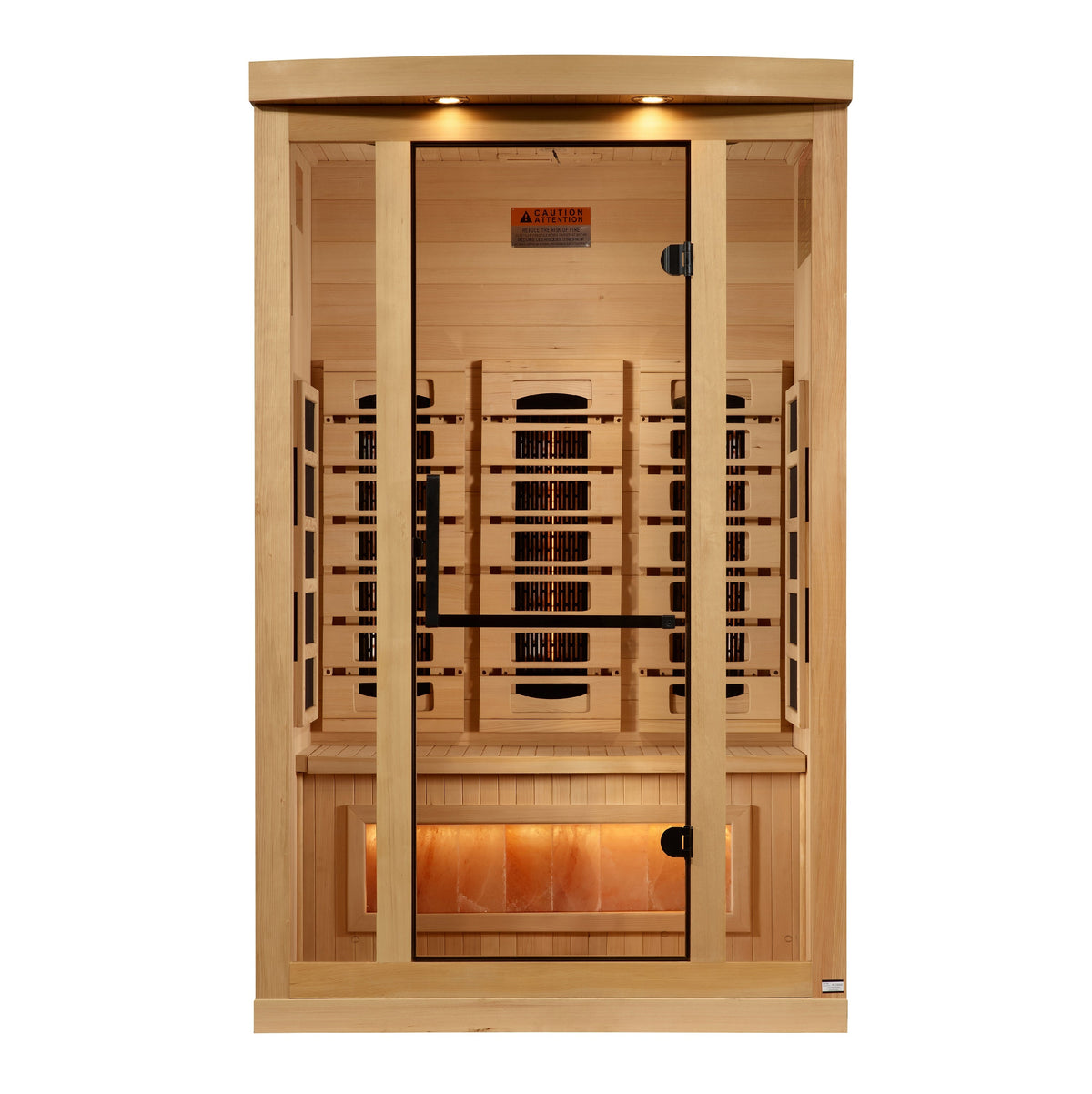 Golden Designs Reserve Edition 2-Person sauna front view