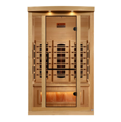 Golden Designs Reserve Edition 2-Person sauna front view
