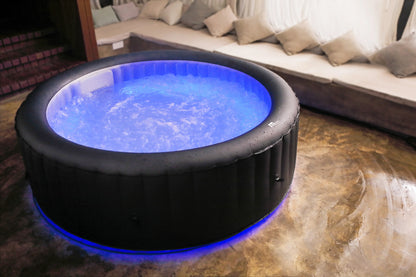 MSpa Aurora hot tub backyard patio environment