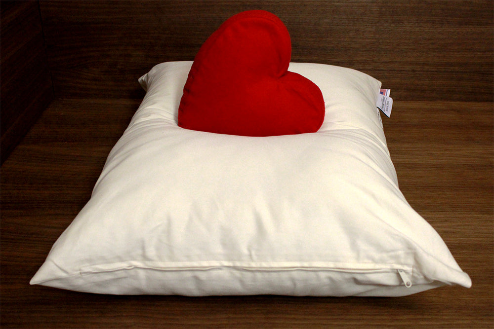 Organic Shredded Latex & Wool Pillow detail