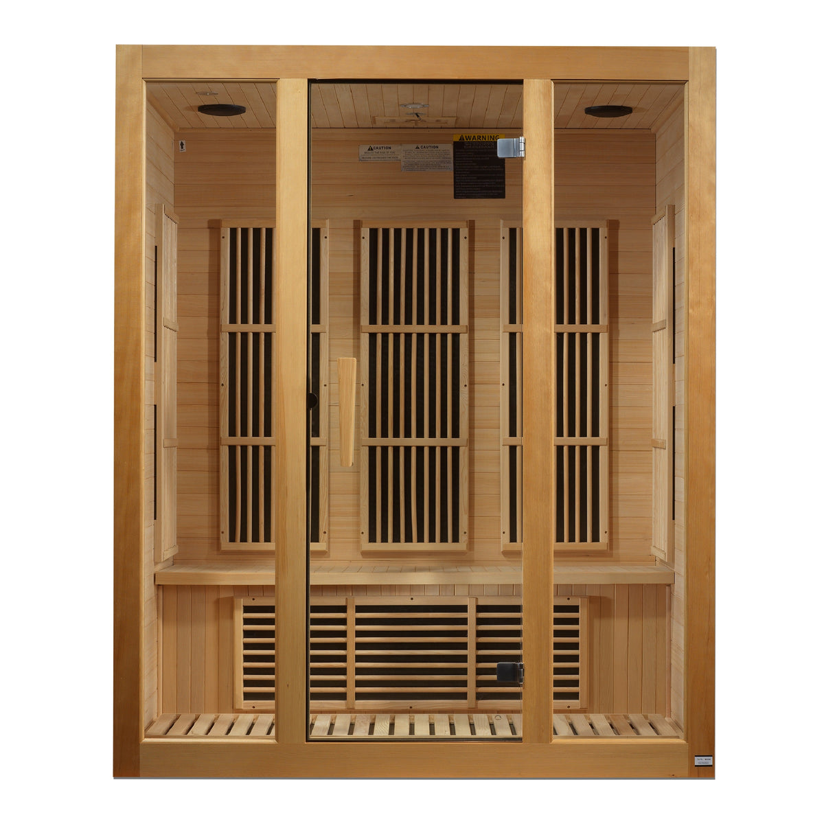 Maxxus Bellevue 3-person sauna front view