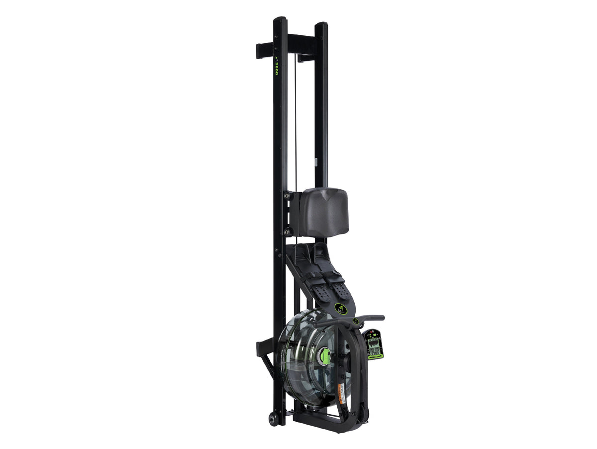 Dynamic Fluid S660 Forge water rower stored upright