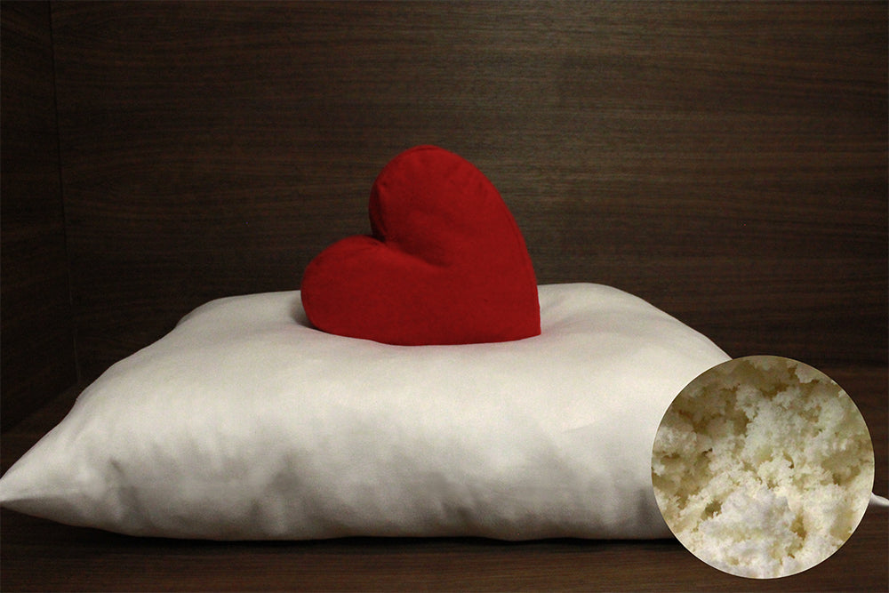 Soaring Heart Organic Shredded Latex Pillow
