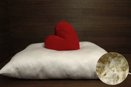 Soaring Heart Organic Shredded Latex Pillow