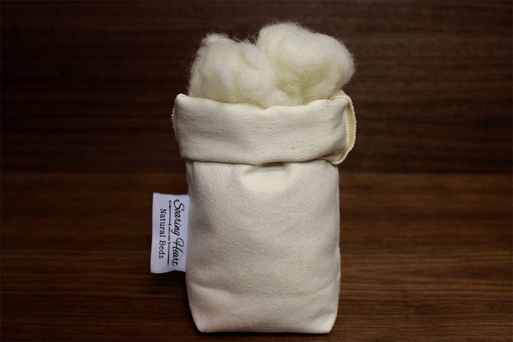 Organic wool fill