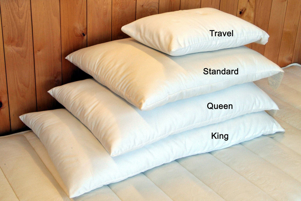 Wool pillow sizes