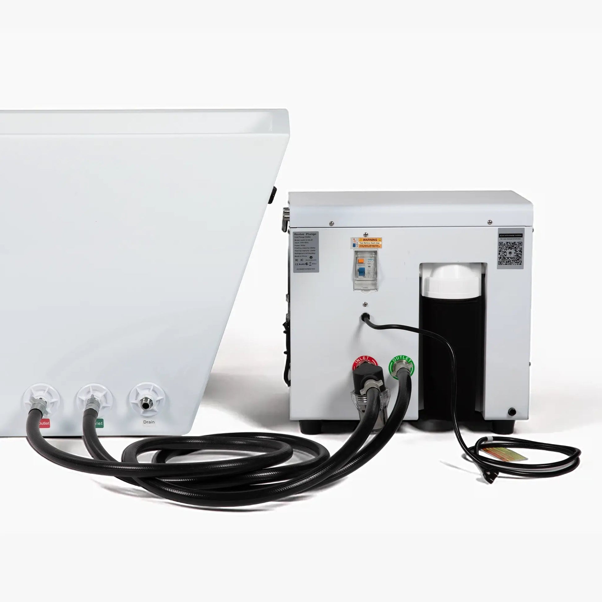 Revive Acrylic Plunge chiller setup
