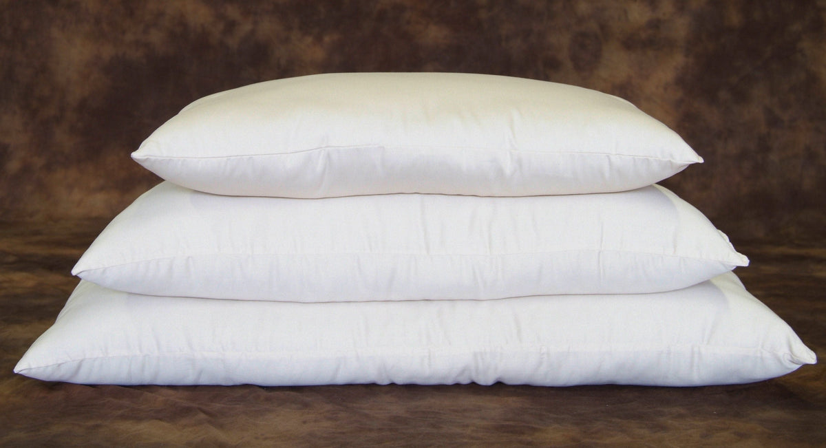 Certified Organic Wool Bed Pillow detail