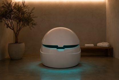 variant-white (standard) Dreampod Sport in a float studio treatment room