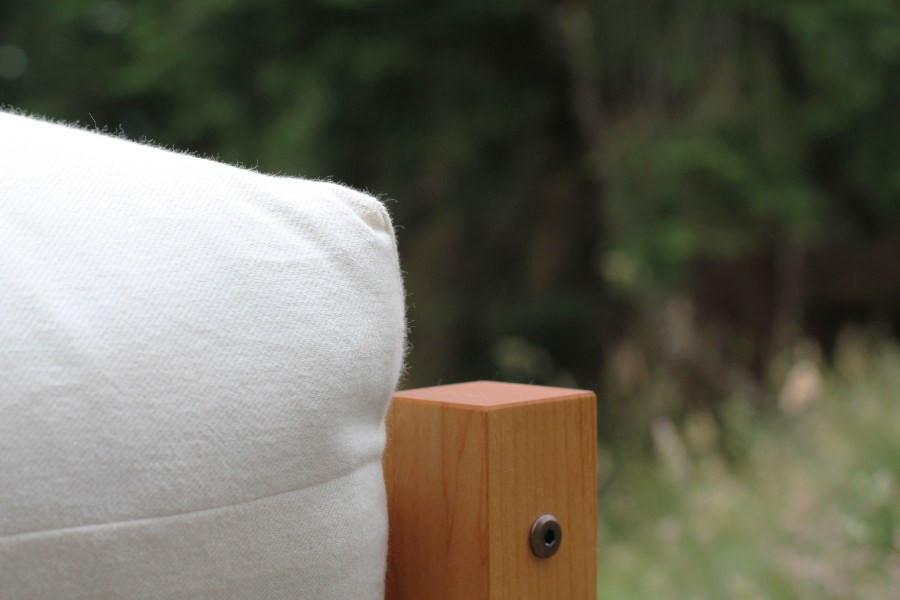 Soaring Heart Organic Cotton Latex & Wool Futon construction