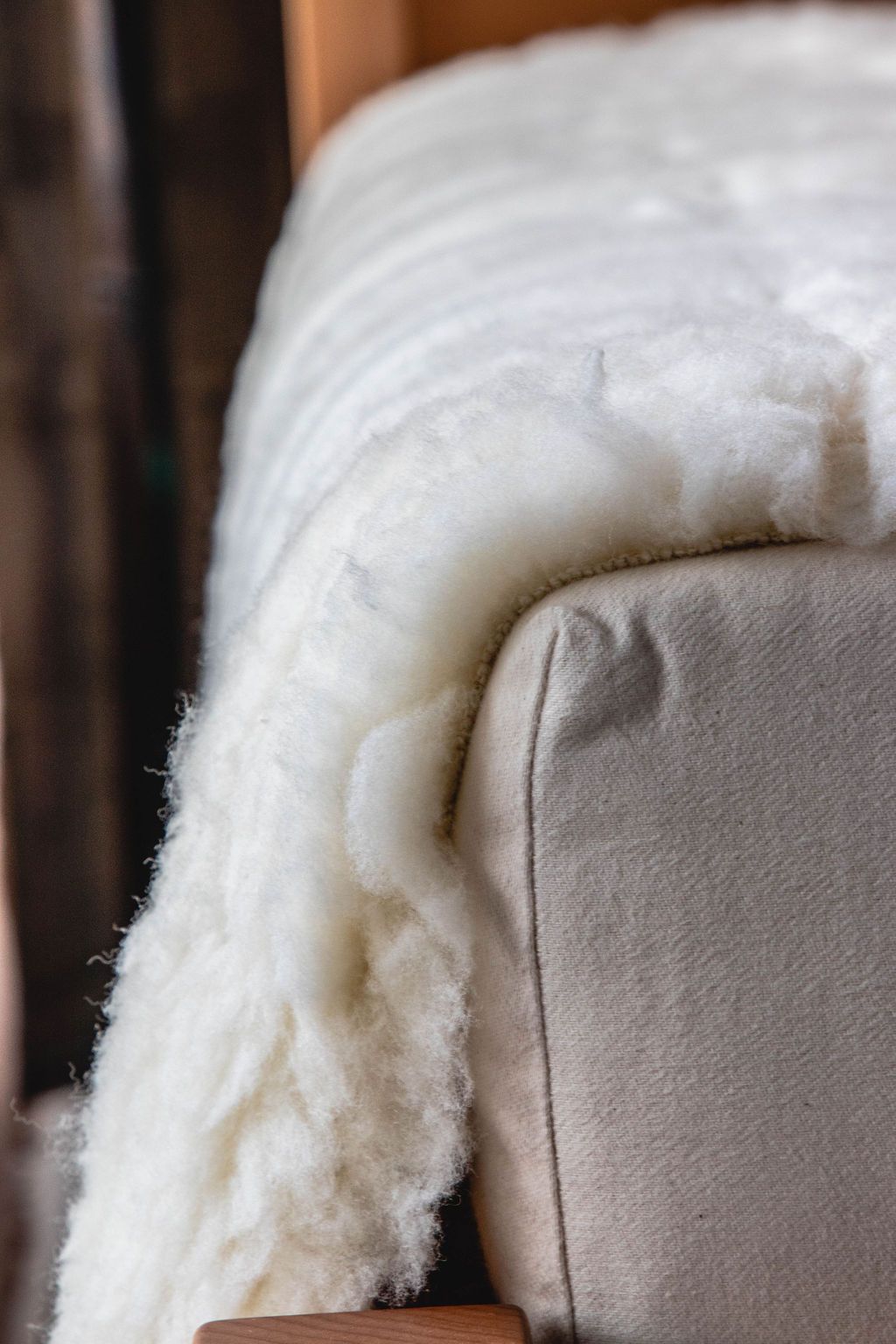 Happy Lamb Fleece edge detail