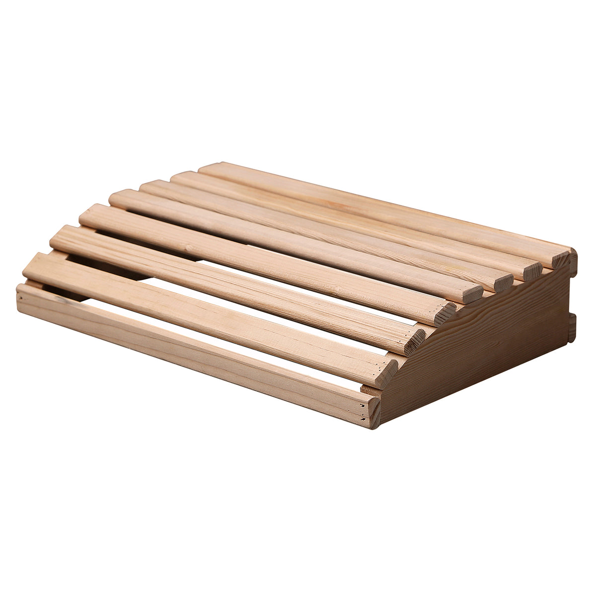 HeatWave Deluxe Sauna Accessory Kit hemlock piece, white background view 4