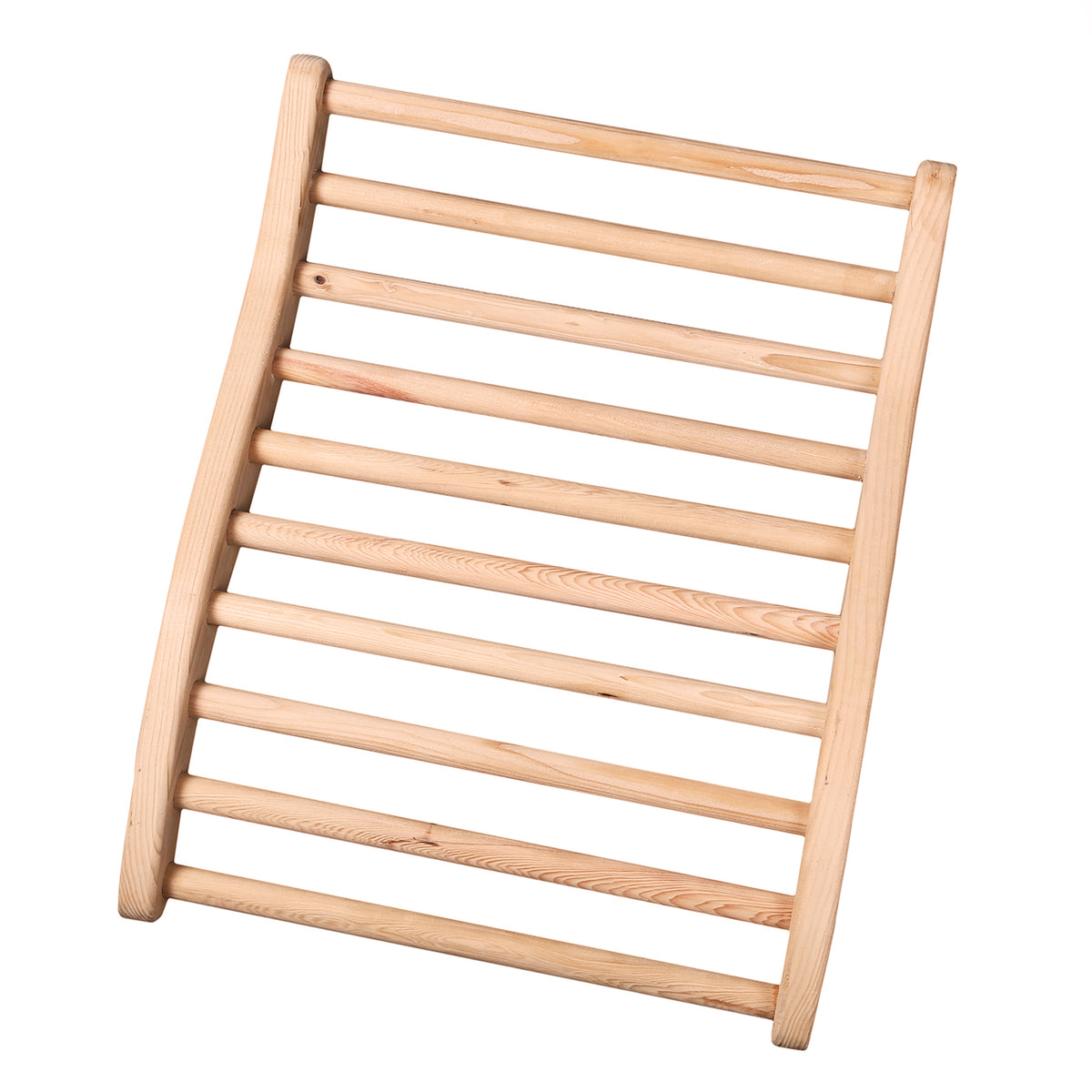 HeatWave Deluxe Sauna Accessory Kit hemlock piece, white background view 2