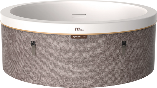 MSpa Cocoon hot tub render angle