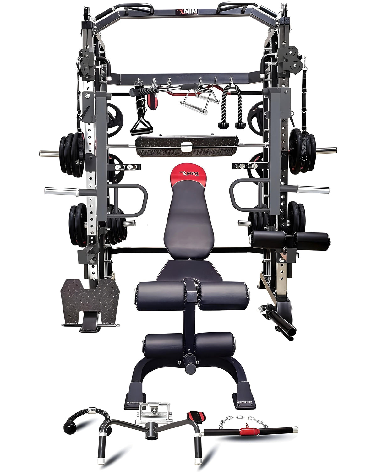 MiM USA Hercules 1001 front view with plates loaded
