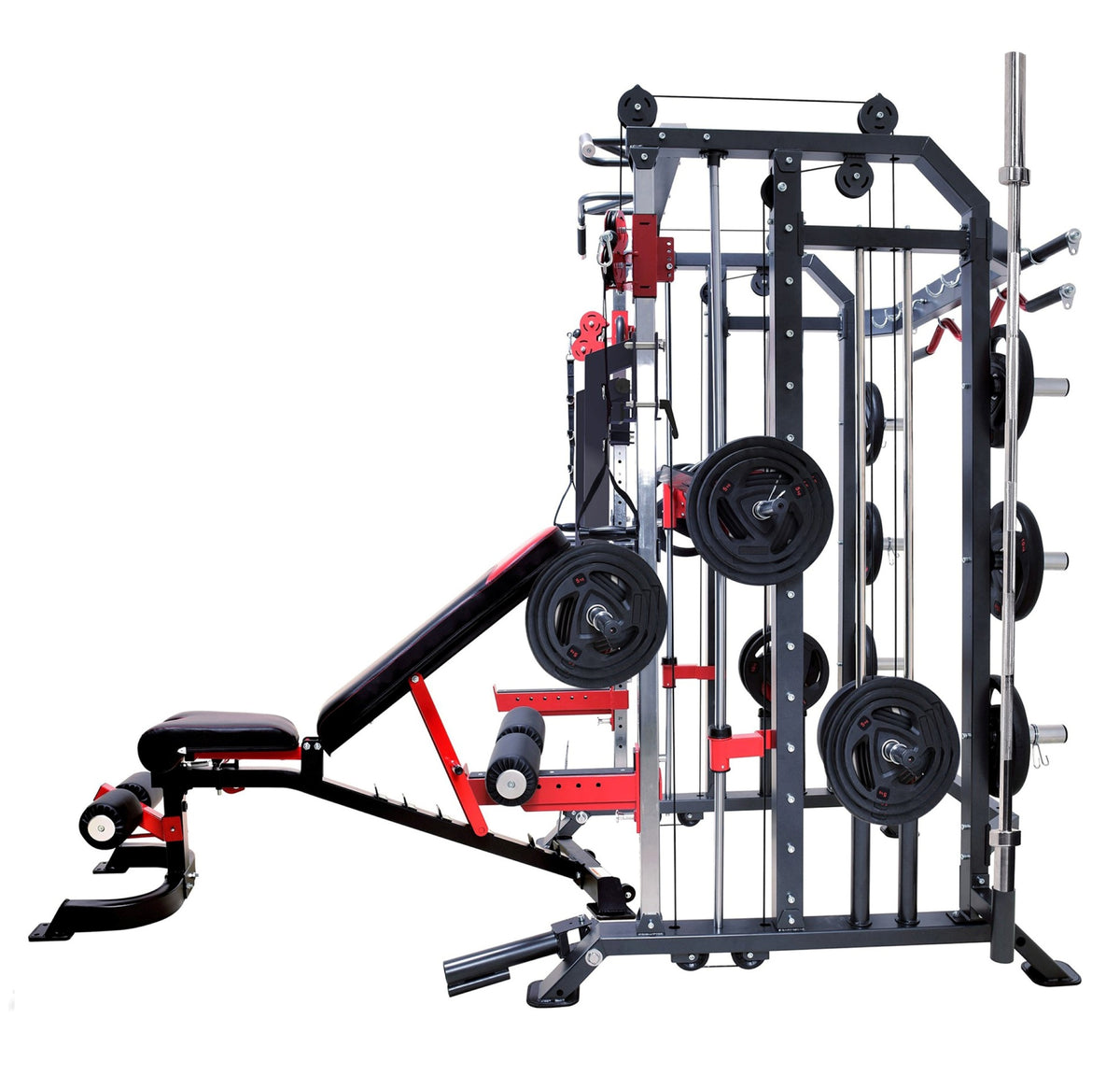 MiM USA Hercules 1001 side view with incline bench