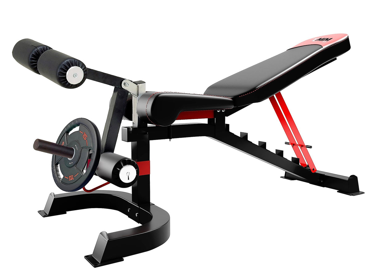 MiM USA Hercules 1001 adjustable bench with leg extension