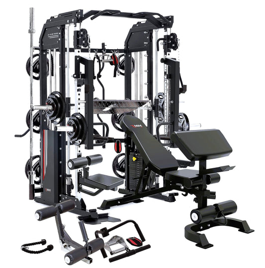 MiM USA Hercules EX all-in-one gym trainer with bench