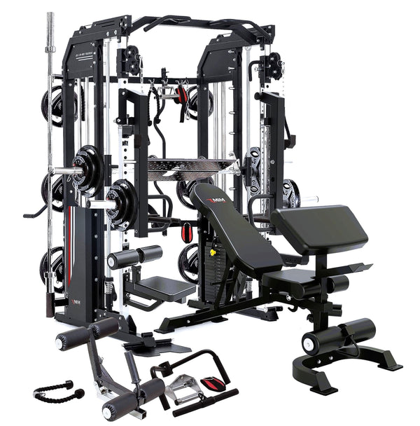 MiM USA Hercules EX all-in-one gym trainer with bench
