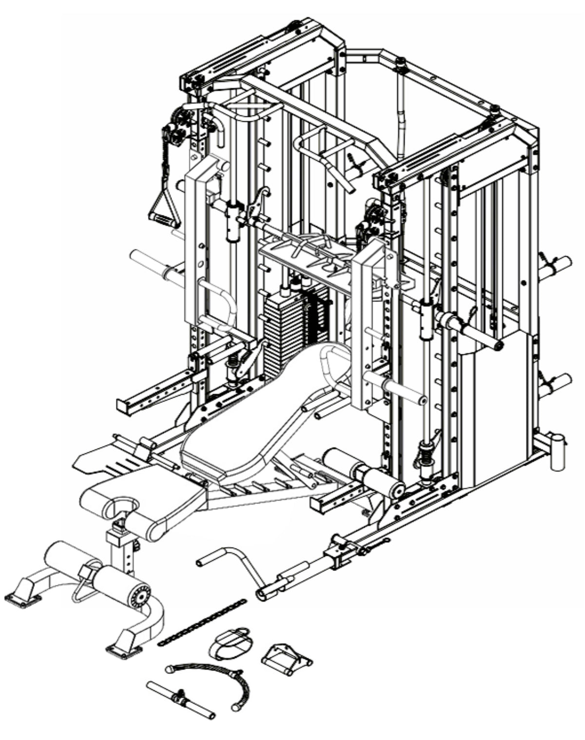 MiM USA Hercules EX line drawing