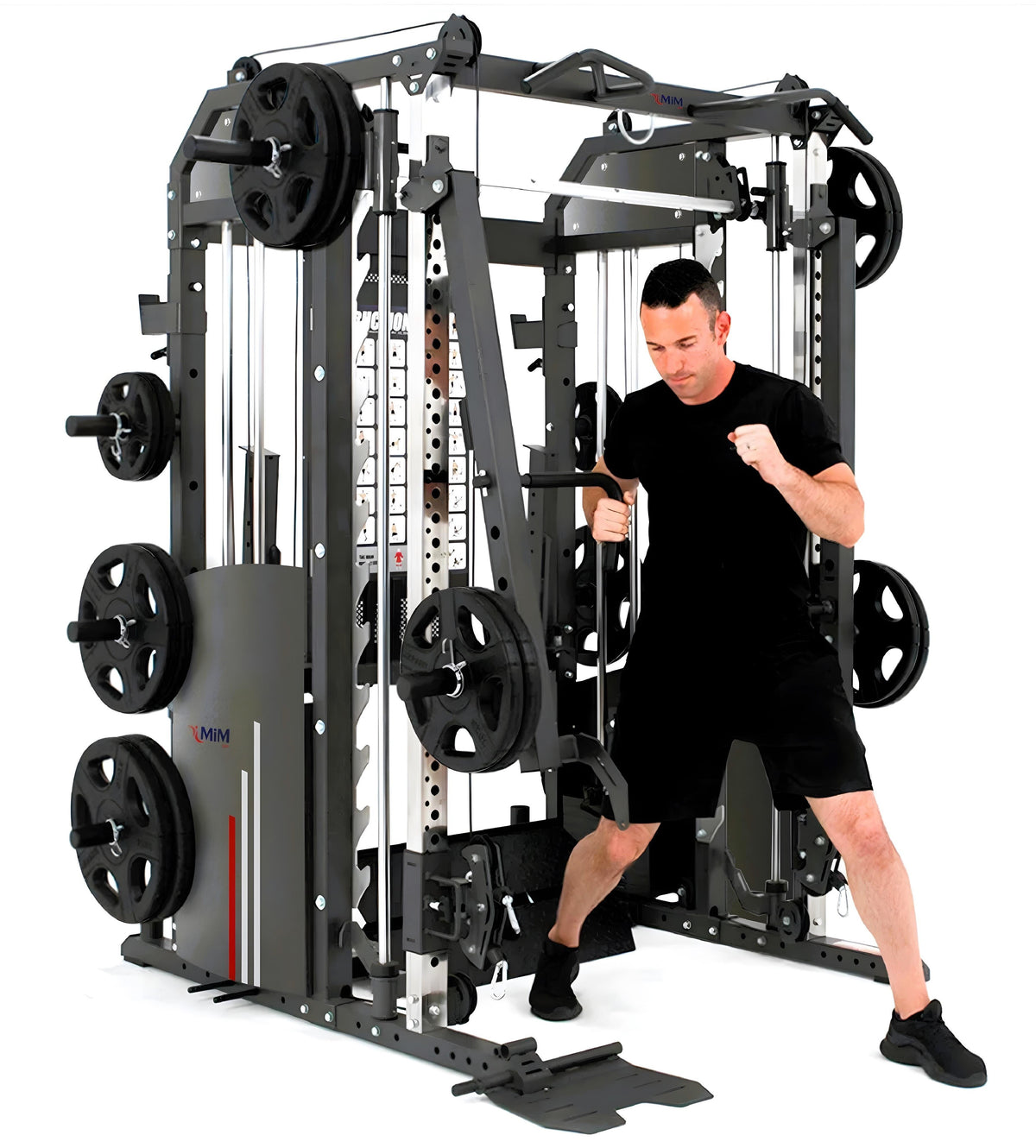 Athlete training on the MiM USA Hercules Pro cable station