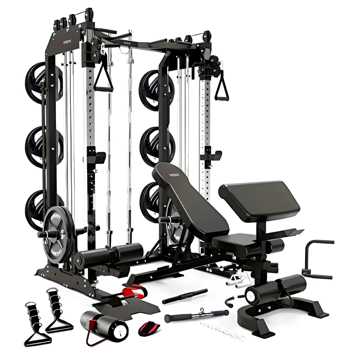 MiM USA Pro Master 1001 with bench and attachments
