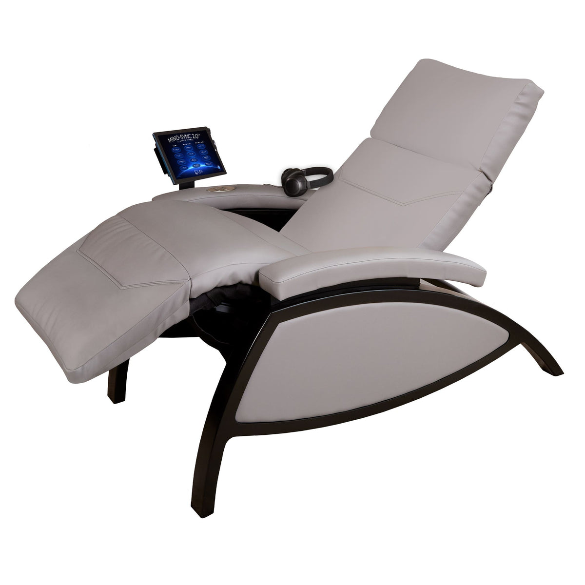 Mind-Sync 2.0 Harmonic Wellness Lounger fully reclined in zero gravity position