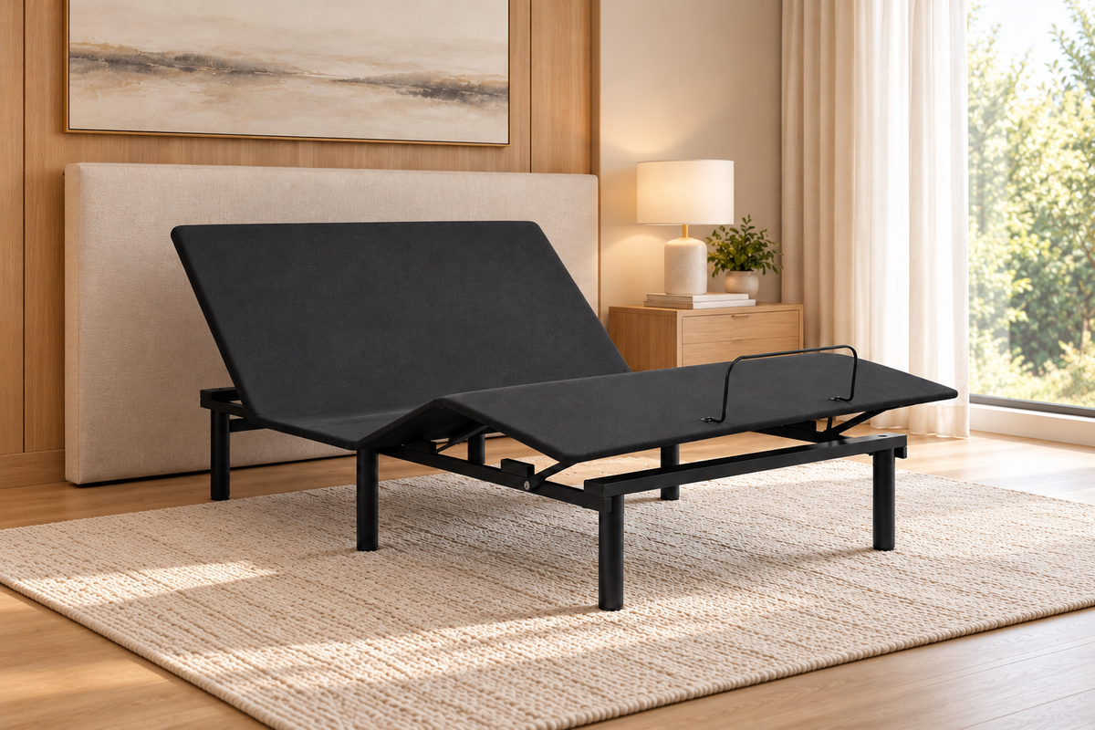 DreamSense™ Contour Adjustable Base in a bedroom