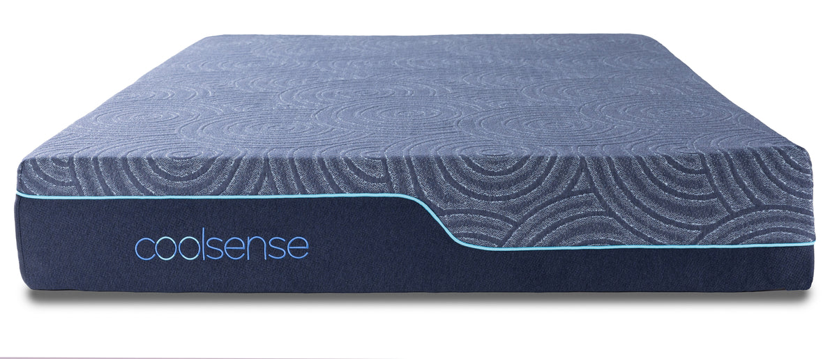CoolSense® Refresh 10" Hybrid Mattress by DreamSense™, front view, white background