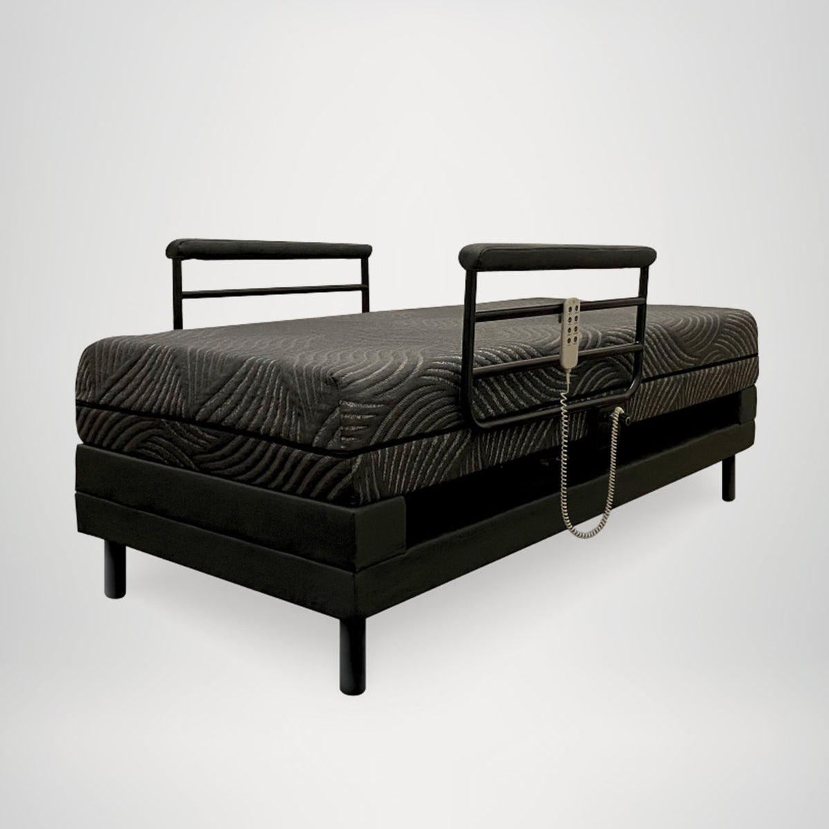 Independence® Adjustable Chair Bed by Customatic, flat sleeping position, studio