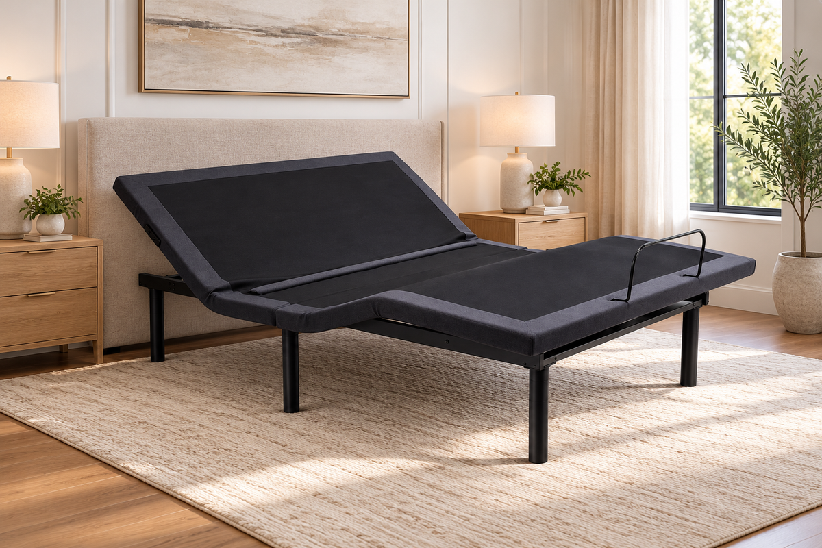 DreamSense™ Opus Adjustable Base in a bedroom