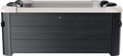 MSpa Oslo hot tub side angle on white